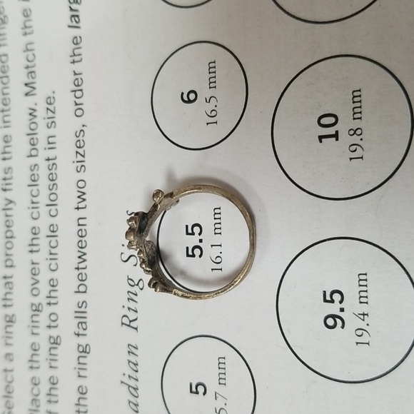 🖤VINTAGE FLORAL RING - Picture 6 of 6